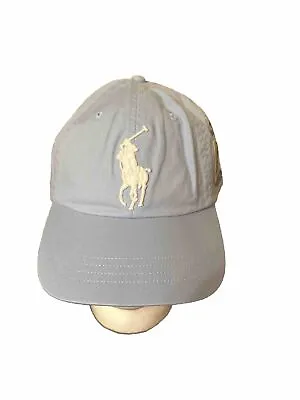 Polo Ralph Lauren Hat Men Ball Cap Light Blue Yacht Club Leather Strap Big Pony • $36