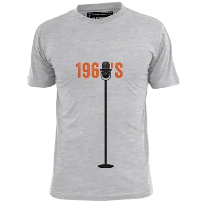 Mens 1960's Microphone Soul T Shirt James Brown Marvin Gaye Wonder Motown • £10.99