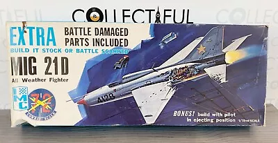 Imc - Mig 21 D - Battle Damaged - Fighter Plane - 1:72 Kit - Complete 🔥b9 • $9.99