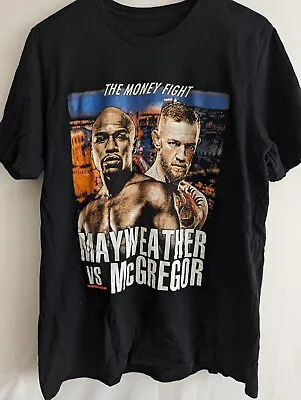 Floyd Mayweather Vs Conor McGregor Money Fight Boxing MMA Large L T Shirt UFC • $22.06