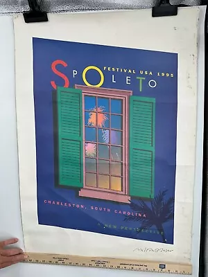 Milton Glaser Poster Festival 1995 Spoleto Charleston A New Perspective Signed • $39