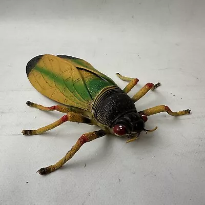 7” Cicada Toy Fake Bug Colorful Vintage • $11.99