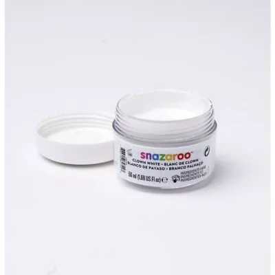 Snazaroo Face Paint Clown White Halloween Make Up White Face Paint Zombie • £7.99