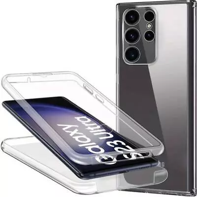 Front & Back Clear Gel Transparent Case 360 Protection For Galaxy A55 5G A35 5G • £4.65