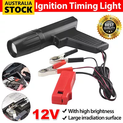 Digital Ignition Timing Light Car Motorcycle Engine Advance Strobe Timing Lamps • $28.49