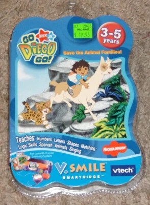 $9.99 • Buy V Smile Smartridge GO DIEGO GO Cartridge Learning System Game Vtech Sealed