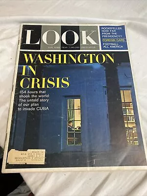 Vintage LOOK Magazine December 18 1962 Washington In Crisis Kennedy • $14.99