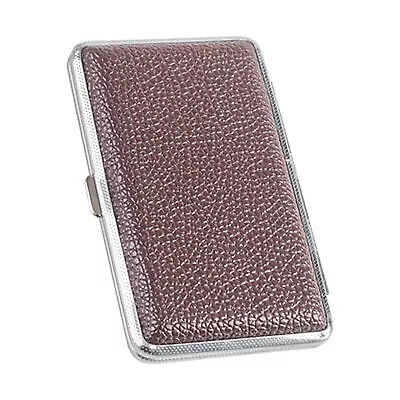 PU Leather Cigarette Case Pocket Size Straight Roll Up Tobacco Cigar Holder Case • $14.03