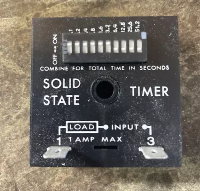 SSAC SOLID STATE TIMER - Model TDUL3000A - NEW (Open Box) • $20.50