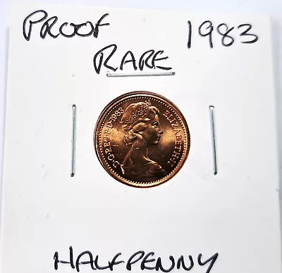 @@@  A  Superb Proof Rare 1983  Half New Pence @@@ • £1.70