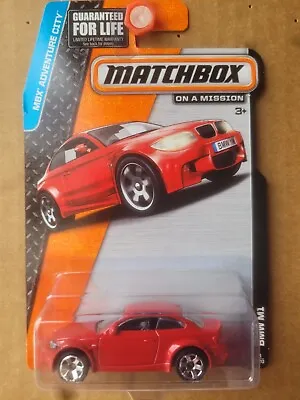Matchbox 2014 - Bmw 1m [red] Vhtf Near Mint Card Good Combined Postage • $19.40
