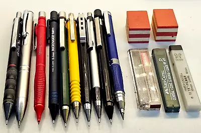 VTG Unique MIXED MECHANICAL PENCIL 10 PC LOT ROTRING STAEDTLER Various Brands • $24.99