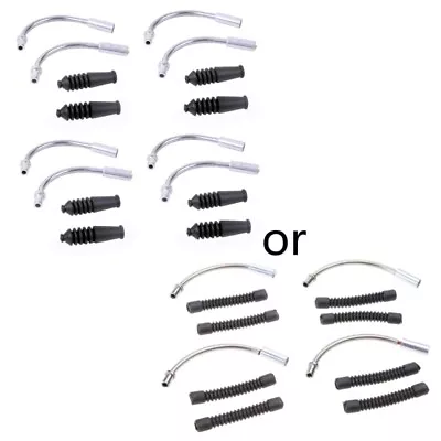 8 PCS V Bike Brake Noodles Cable Guide Pipe Cycling Brake Pipe With Rubber Boot • £3.16