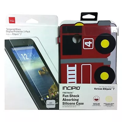 Incipio Shock Absorbing Silicone Case For Ellipsis 7 With Glass Screen Protector • $10.98