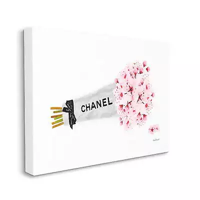 Fashion Chanel Wrapped Cherry Blossoms Canvas Wall Art • $33.42