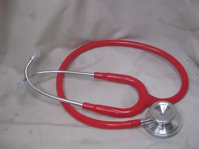 Pre-owned MDF Instruments Stethoscope 747XP Acoustica Dual Head Red Tubing • $20