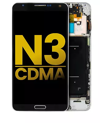 OLED Assembly With Frame Compatible Samsung Galaxy Note 3 Verizon Sprint Black • $45.81