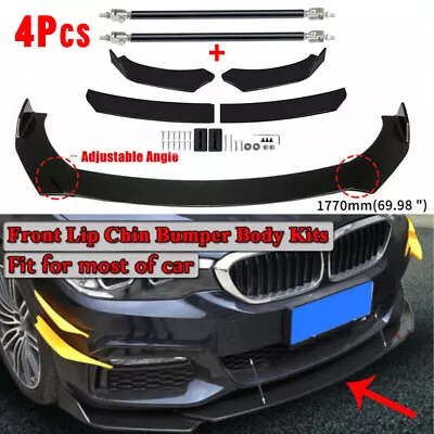 Universal Car Front Bumper Lip Body Kit Spoiler For BMW • $45.99