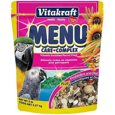 Vitakraft Menu Premium Parrot Food - Macaw Amazon Conure And Parrot Food • $14.99