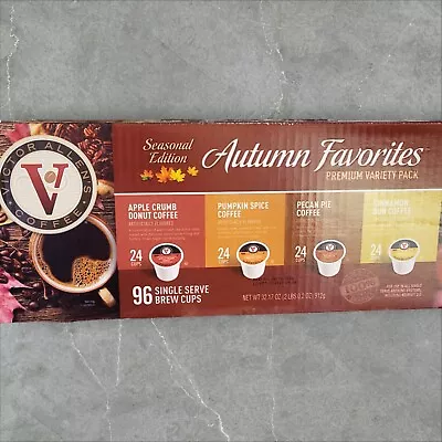 Victor Allen's Coffee Autumn Favorites Premium Variety Pack K-Cup Pods 96 Count • $42.99