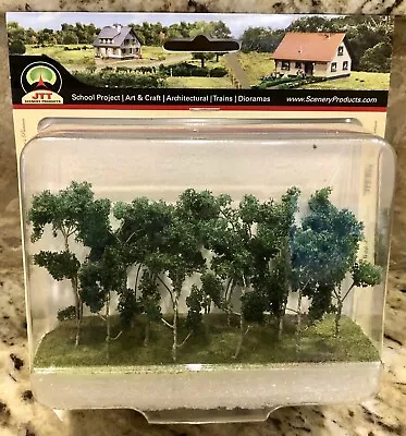 Jtt Scenery 95616 Woods Edge Trees - Green  2  - 2 1/2   N-scale  15 Per Pack • $8.75