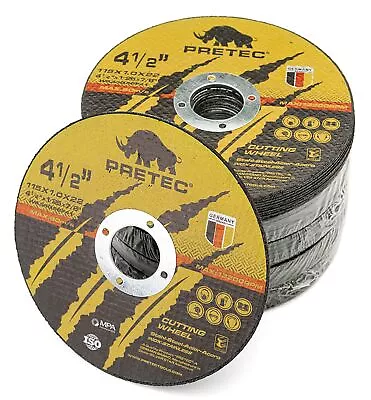 £5.99 • Buy 10 X ULTRA THIN METAL CUTTING / SLITTING DISCS 115mm 4.5 INCH FOR ANGLE GRINDER