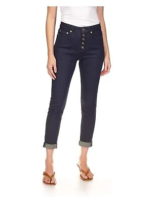Michael Kors Women's Pocketed Fly Cropped Skinny Cuffed High Waist Jeans US 20W • $21