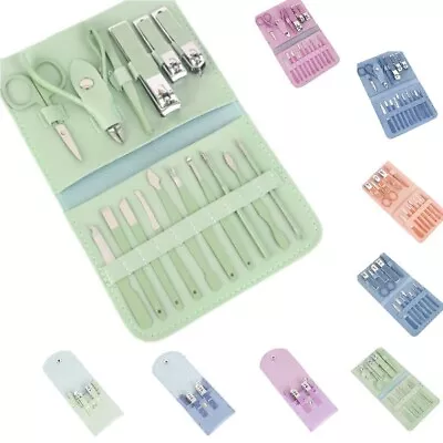 Manicure/Pedicure Set Nail Clippers Cleaner Cuticle Grooming Kit Nail Care Tool • $6.98