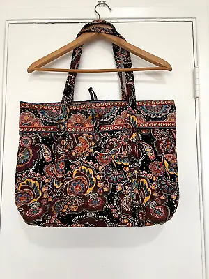 EUC PRISTINE Vera Bradley XL Extra Large Tote / Diaper Bag In Kensington Paisley • $48.99