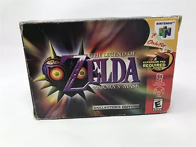 Legend Of Zelda Majora's Mask - Nintendo 64 N64 - Complete In Box -1 Broken Clip • $147.18