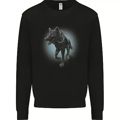 A Girl On Wolf Mens Sweatshirt Jumper • $35.85