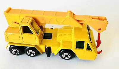 Vintage 1976 Matchbox Series Dodge Crane Truck Superfast Yellow Toy • $20