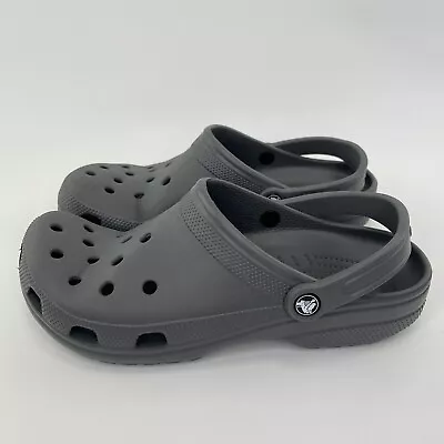 Crocs Classic Clogs Slate Grey Men's Size 11 • $24.77