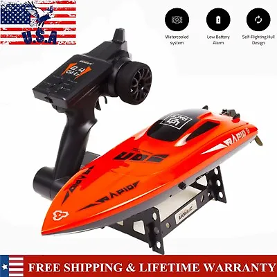 UDIRC 2.4Ghz RC Racing Boat 30KM/H High Speed Remote Control Boat Gift Adult Kid • $52.98