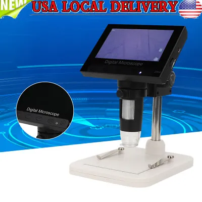 $49.99 • Buy 1000X 4.3 In LCD Digital Microscope Camera Handheld USB Magnification Endoscope