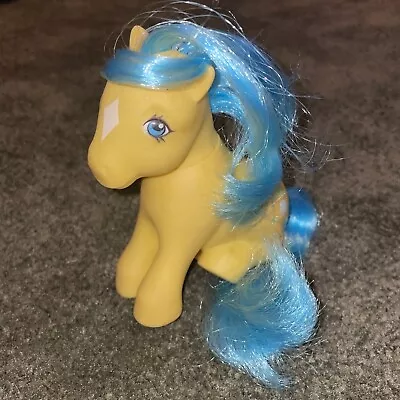 Vintage My Little Pony G1 1983 Sitting Bubbles Blue Hair Retro • $12.99