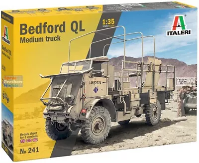 ITA0241 1:35 Italeri Bedford QL Medium Truck • $67.19