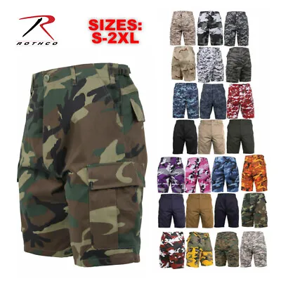 Rothco Military Camo & Solid Army Fatigue Cargo BDU Combat Shorts (Choose Sizes) • $31.99