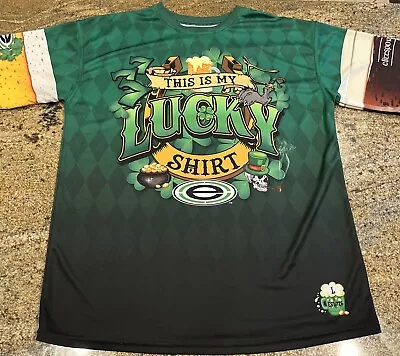 Elite Sports Lucky Shirt Leprechaun Jersey Mens Shirt L Large Softball Jersey • $24.99