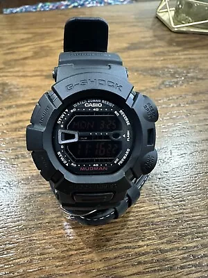 Casio G-Schock G9000MS-1 52mm Black Resin Case With Black Resin Band Men's... • $85