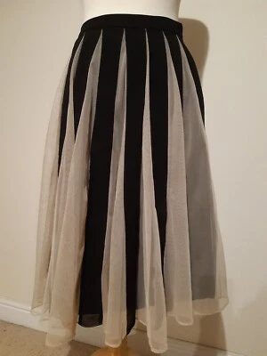 £7.99 • Buy Fab Asos Black Net Evening Skirt Sz 8