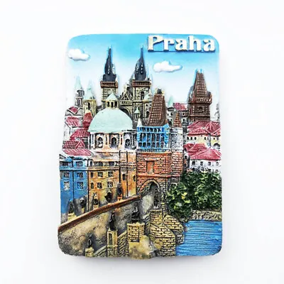 $7.99 • Buy Praha (Prague) Czech Tourism Travel Souvenir 3D Resin Fridge Magnet Craft Gift