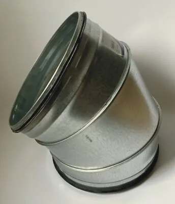 Galvanized Steel Bend 45 Hydroponics Ventilation Ducting Vent 25cms RRP £22 • £12