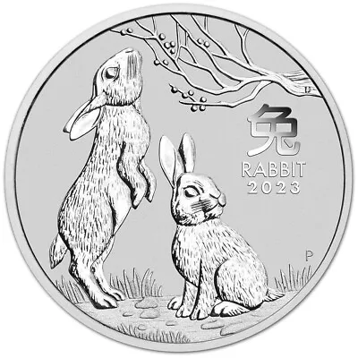 $38.42 • Buy 2023 P Australia Silver Lunar Series III Year Of The Rabbit 1 Oz $1 - BU