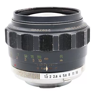 Lens Fisheye Minolta Mc Rokkor-Pg 58mm 58 MM 1.2 1:1.2 - XD-7 Xd • $545.16