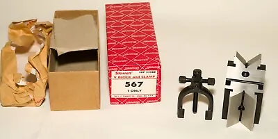 NIB NOS Starrett No.567 Toolmaker V-Block And Clamp 4CEP1 Metal • $375