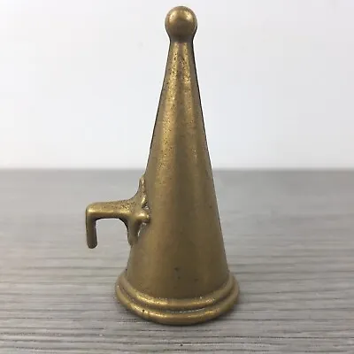 £9.95 • Buy Vintage Brass Candle Snuffer Old Conical Finger Held Retro Snuff For Candles