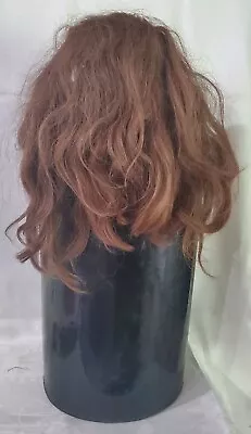 Vintage Brown Wig And Black Carrying Case • $30