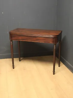 Antique Regency Mahogany Tea Side Table • £245