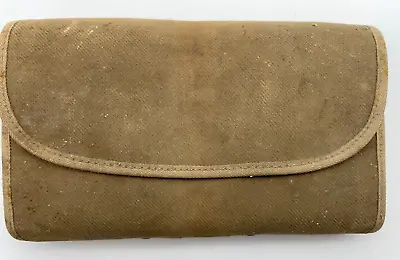 Vintage Canvas Fly / Cast Wallet • $60